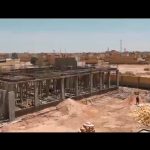 بتوجيه ومتابعة السيد محافظ ذي قار تصاعد نسب الإنجاز في مشروع انشاء دار القضاء في قضاء سيد دخيل