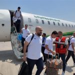 وفد المنتخب العراقي يصل الى مطار بغداد الدولي