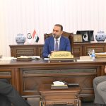 رئيس هيأة الإعلام والاتصالات يستقبل وفد وزارة الاتصالات و(فودافون) العالمية لبحث مراحل تشغيل الشركة الوطنية للهاتف النقال