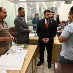 مدير عام دائرة التنفيذ يجري زيارة ميدانية الى مديرية تنفيذ الناصرية ويوجه بتبسيط الاجراءات وتحسين بيئة العمل
