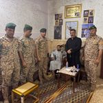 قيادة عمليات بغداد تواصل زياراتها للجرحى وعوائل الشهداء الأبطال