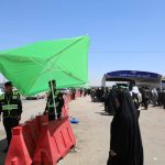 المهندس عمار عادل المالكي يرافق وكيل الوزارة للشؤون الإدارية الاستاذ متين الجادرچي لمتابعة تنفيذ خطة الوزارة وجهدها في الزيارة الأربعينية.